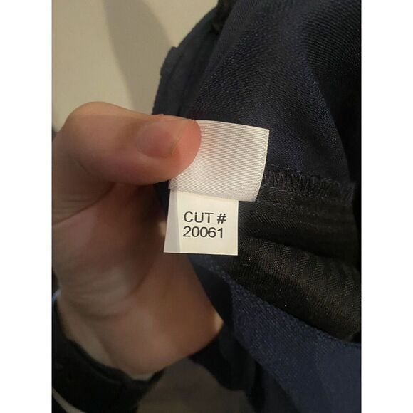 Mizzen Main Performance Chino Mens Pants Navy Blue Size 36x32 - Picture 9 of 11